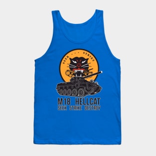 Seek Strike Destroy M18 Hellcat another tower Tank Top